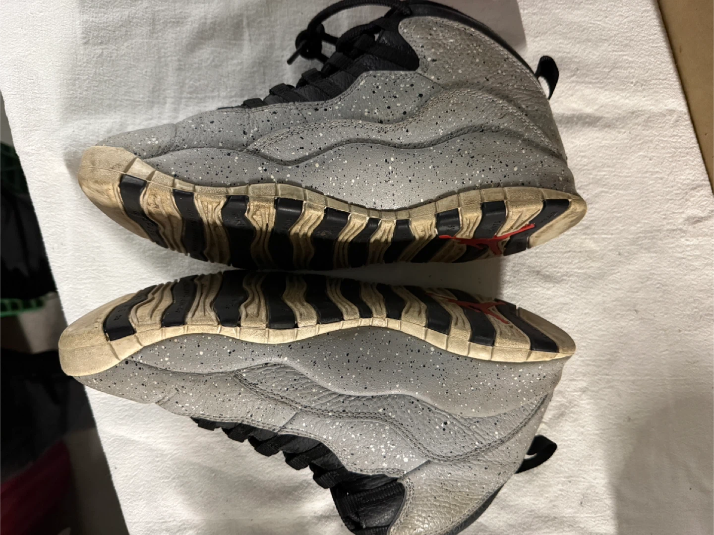 Air Jordan 10 Retro 'Cool Grey' Sneakers - photo 4