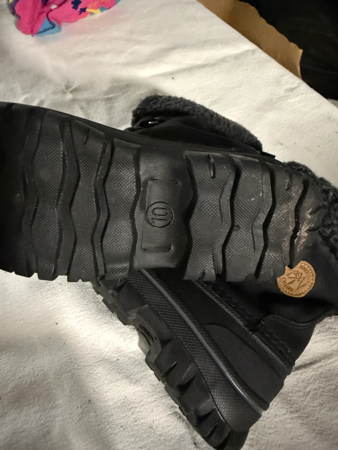Mountain Club Black Winter Boots Size 10