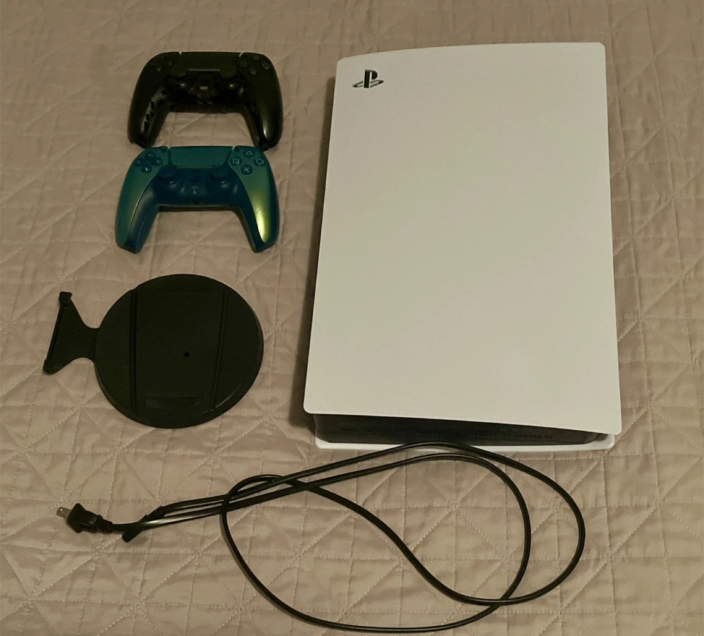 PlayStation 5 Console with Two Controllers andStand