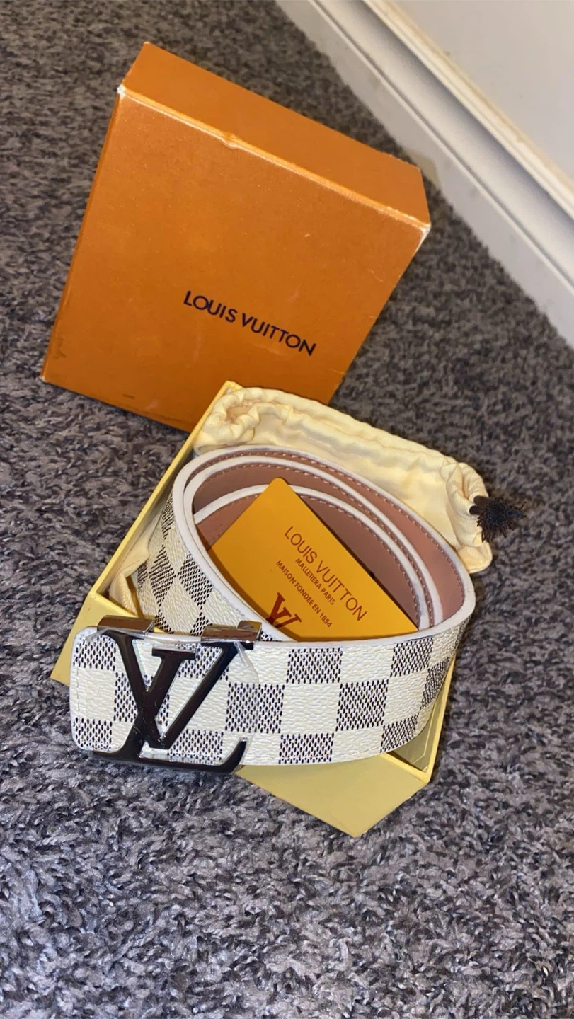 Louis Vuitton Damier Azur Belt