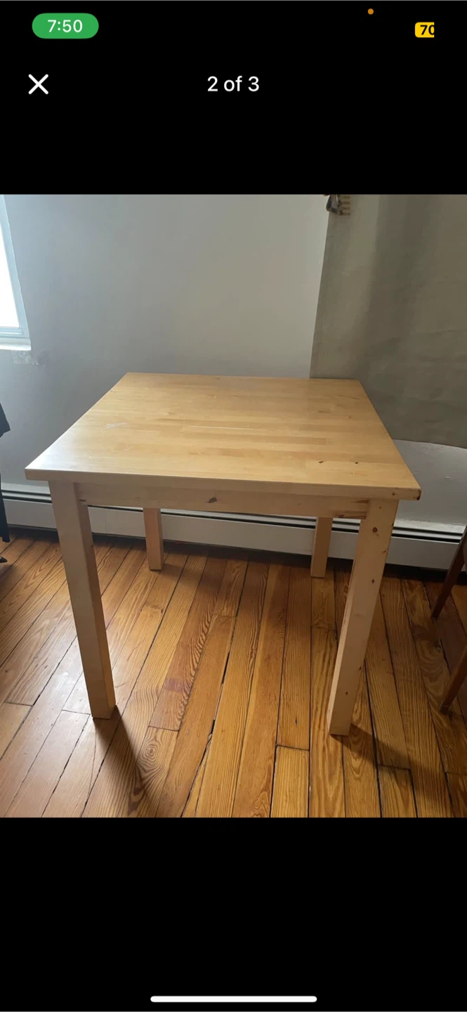 IKEA BJÖRKSNÄS Table - Light Wood