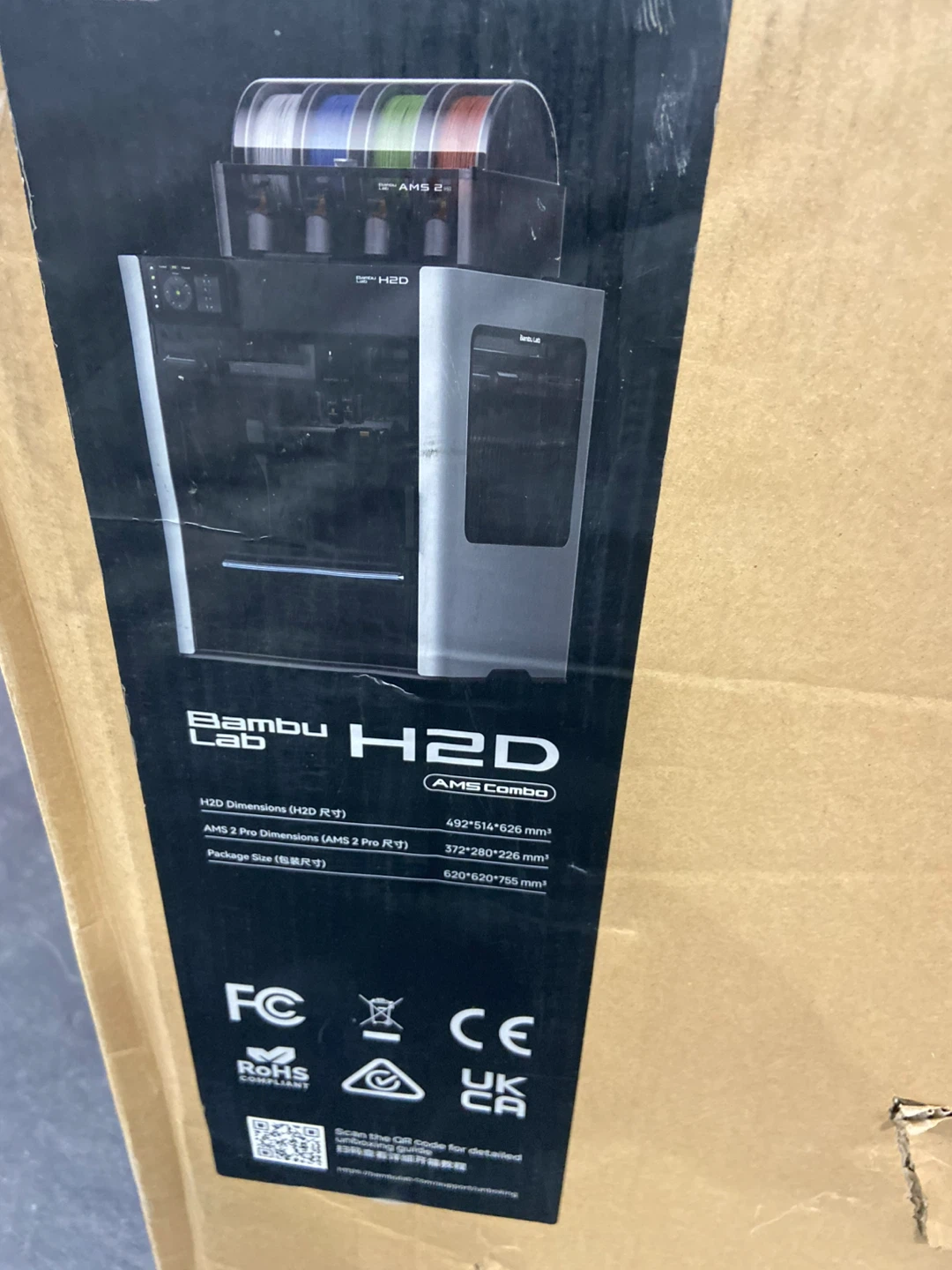 Bambu Lab H2D AMS Combo 3D Printer