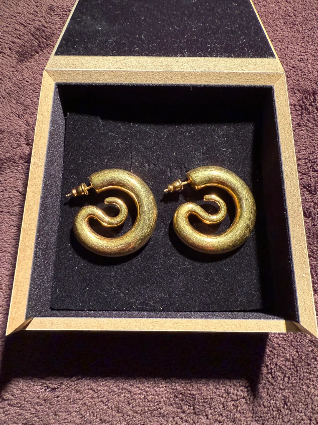 Gold Panconesi Small Serpent Hoops ✨🐍