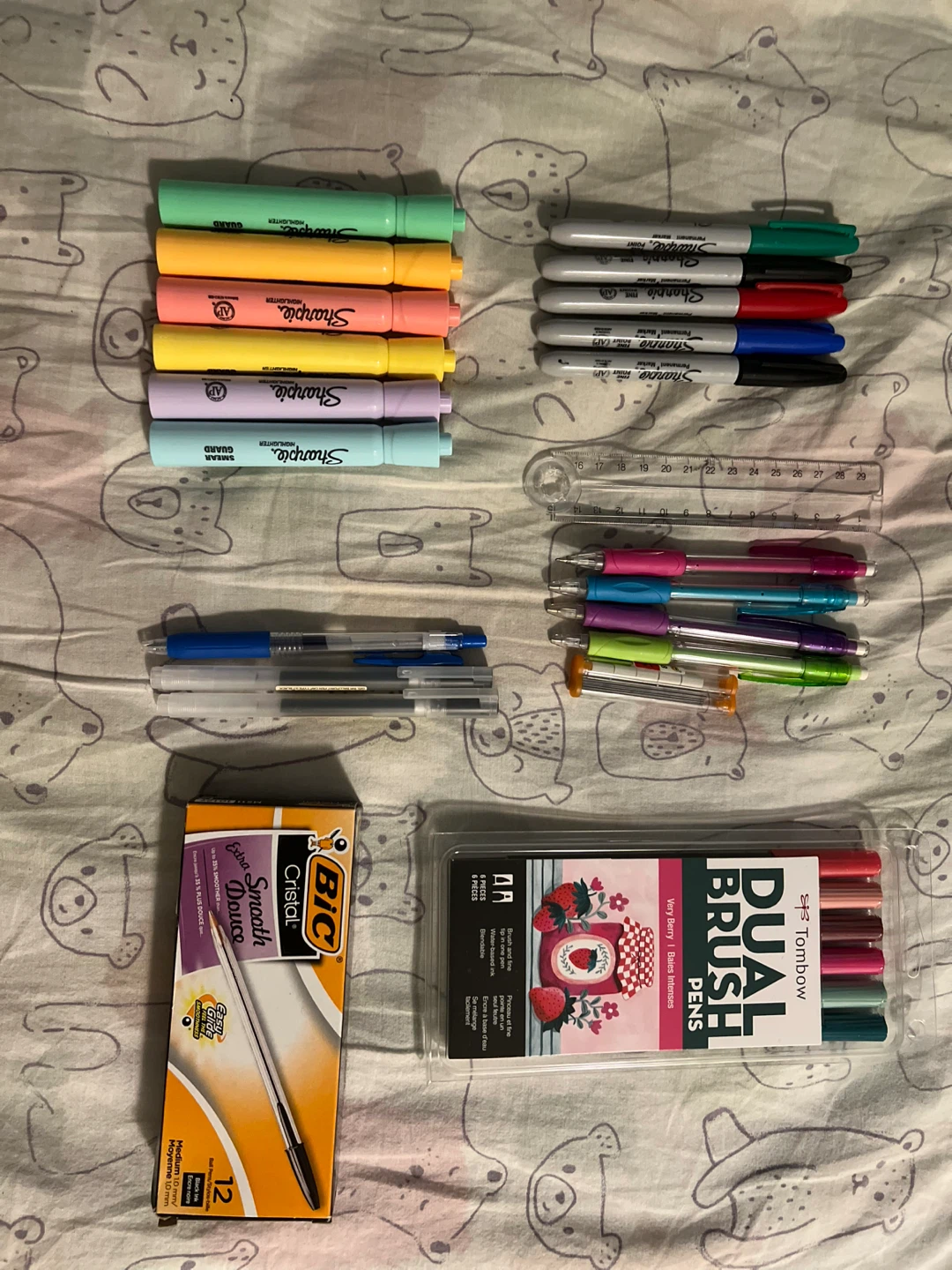 Stationery Bundle – Pens, Highlighters, Markers & More