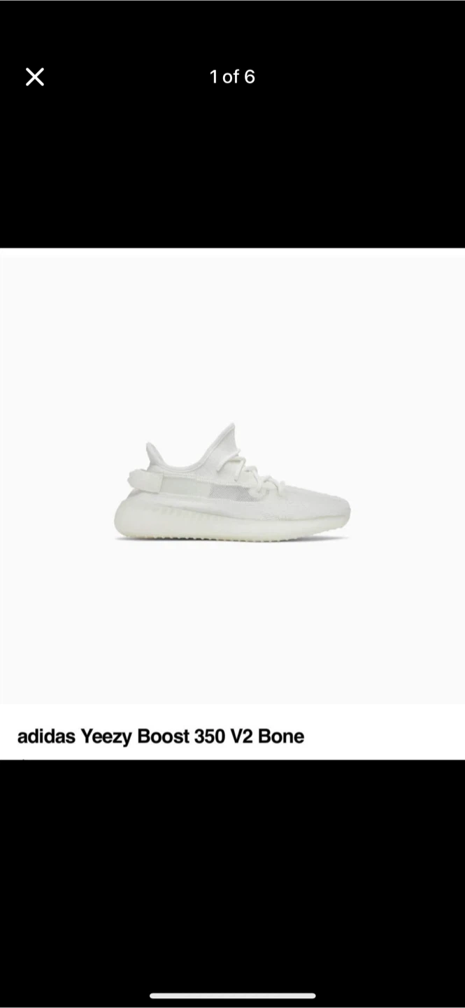 Adidas Yeezy Boost 350 V2 Bone Sneakers