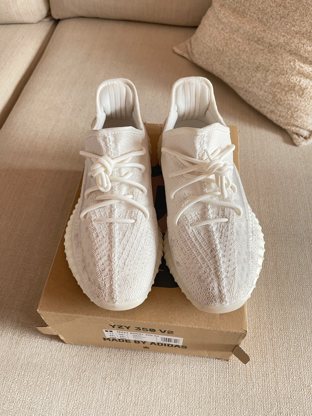 Adidas Yeezy Boost 350 V2 Bone Sneakers - photo 3