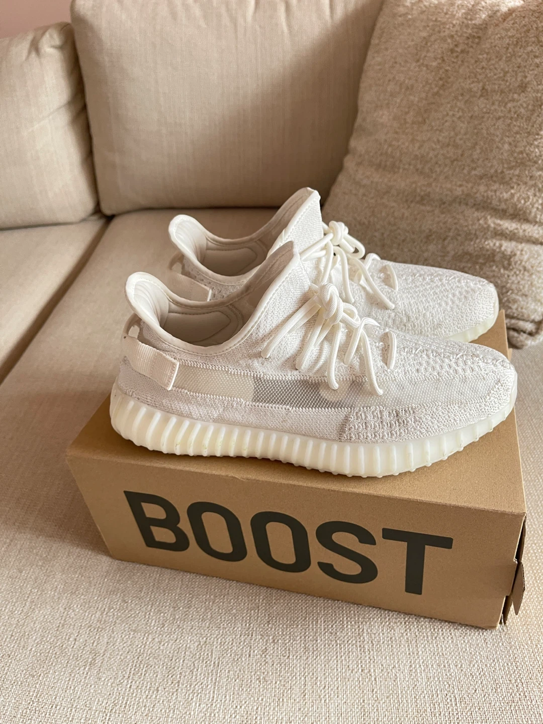 Adidas Yeezy Boost 350 V2 Bone Sneakers - photo 2