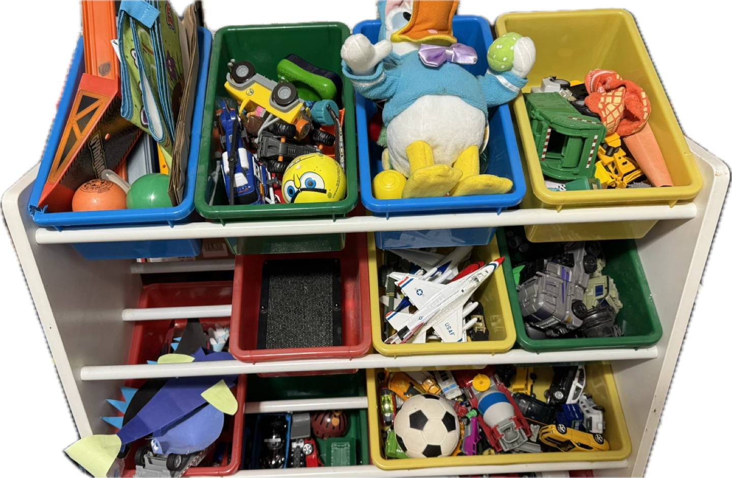 Kids Toy Organizer Storage Rack with Bins - photo 5