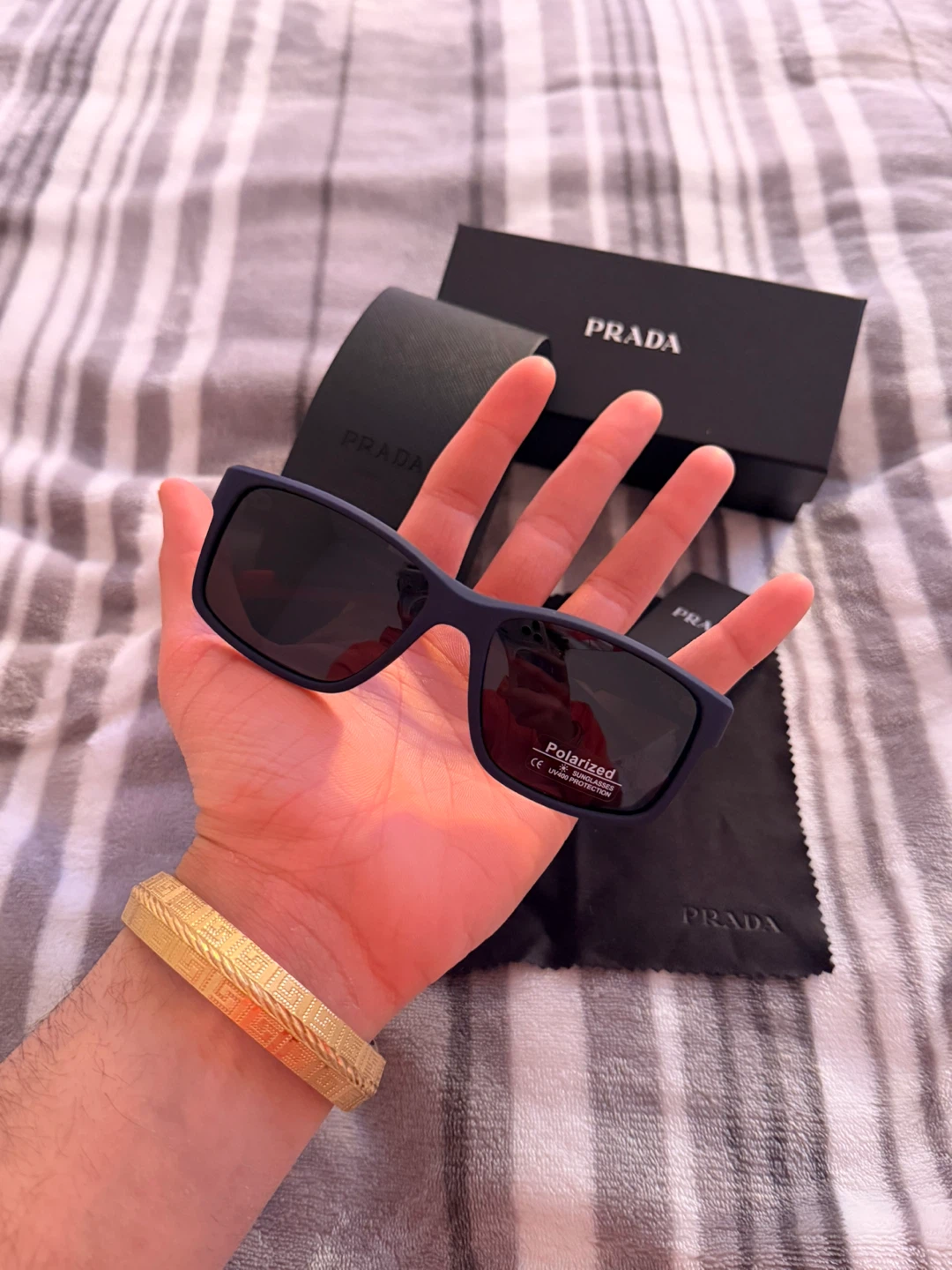 Prada Polarized Sunglasses with Case