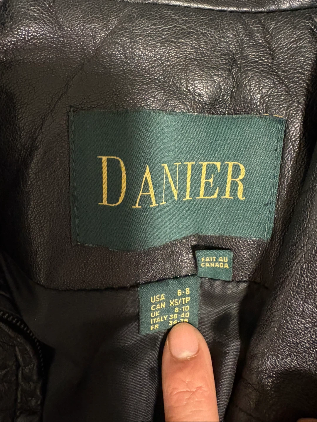 Danier Leather Jacket - Black - photo 3