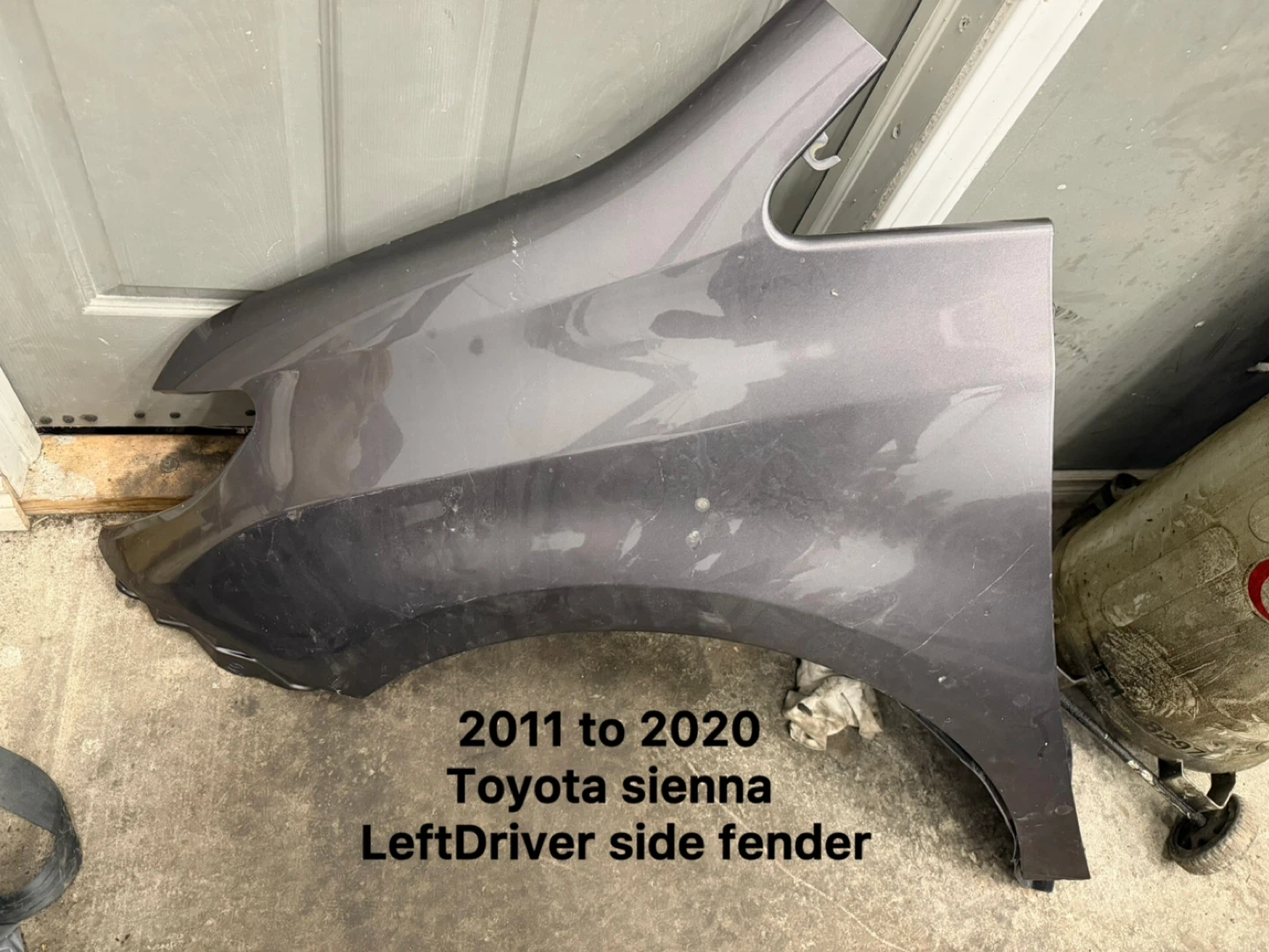 Toyota Sienna Left Driver Side Fender (2011-2020)