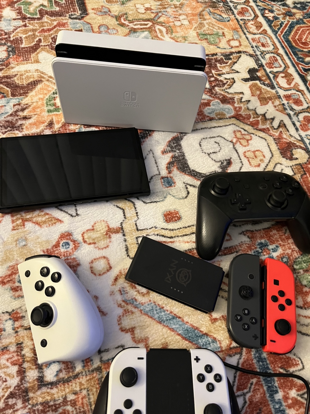 Nintendo Switch OLED Model w/ Pro Controller & Accessories - photo 5