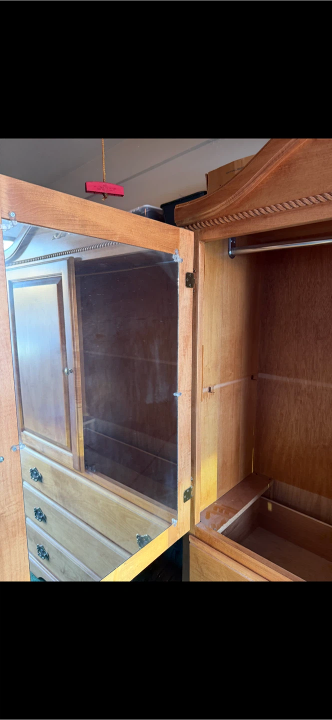 Wooden Wardrobe with Drawers 2” high, 3’11” Wide & 18” deep - photo 5