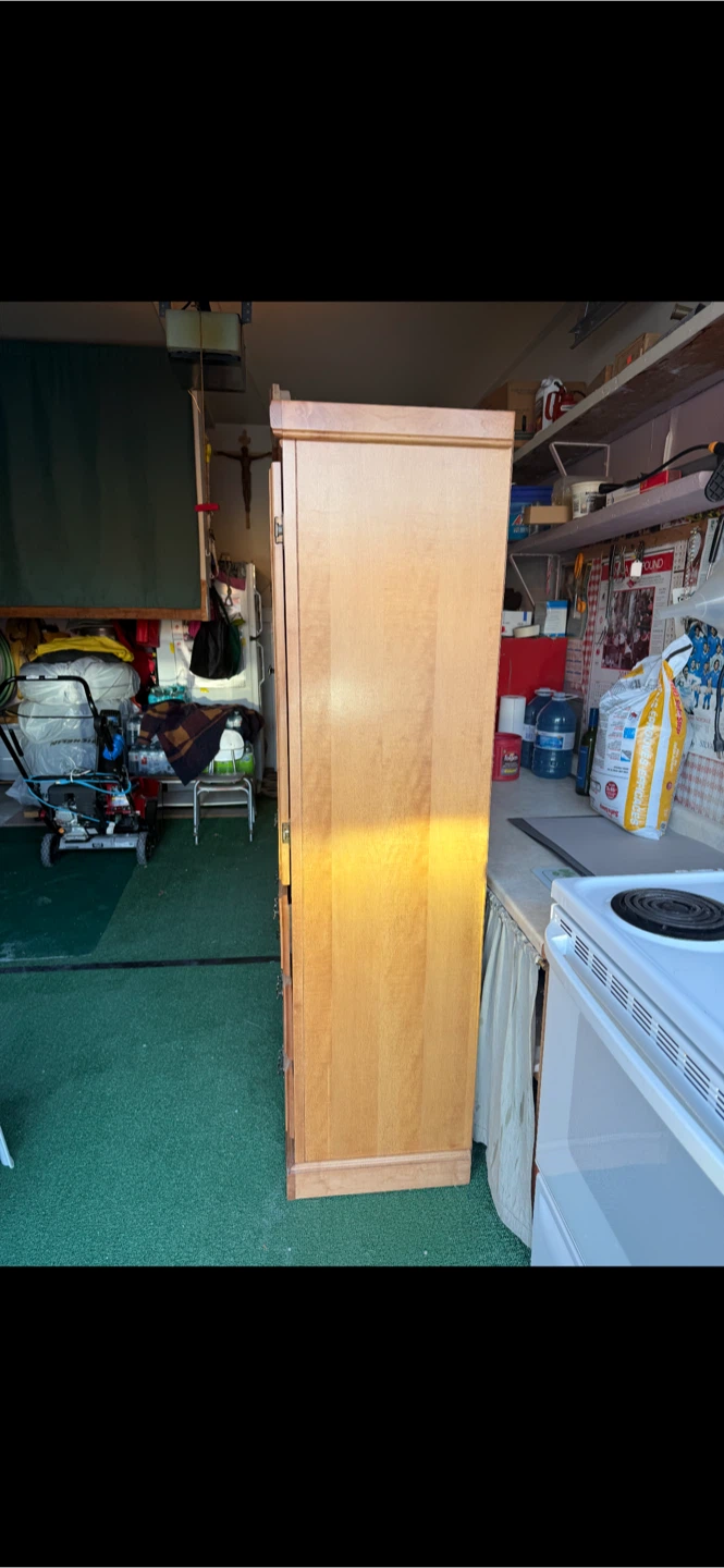 Wooden Wardrobe with Drawers 2” high, 3’11” Wide & 18” deep - photo 3