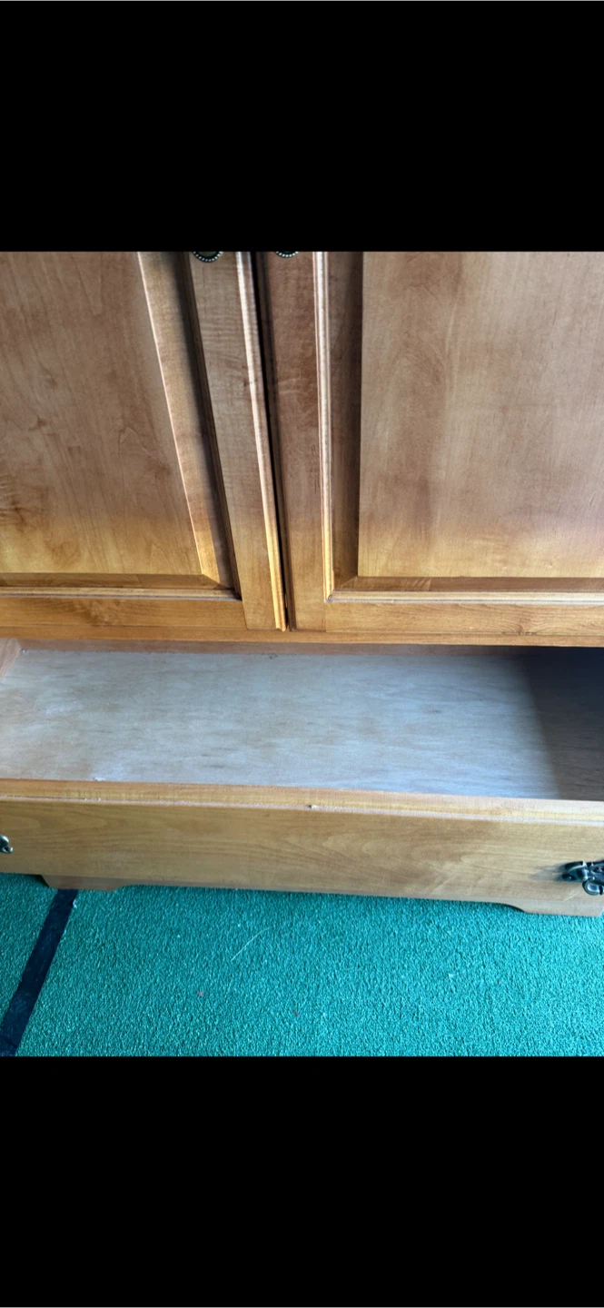 Wooden Wardrobe with Drawers 2” high, 3’11” Wide & 18” deep - photo 2