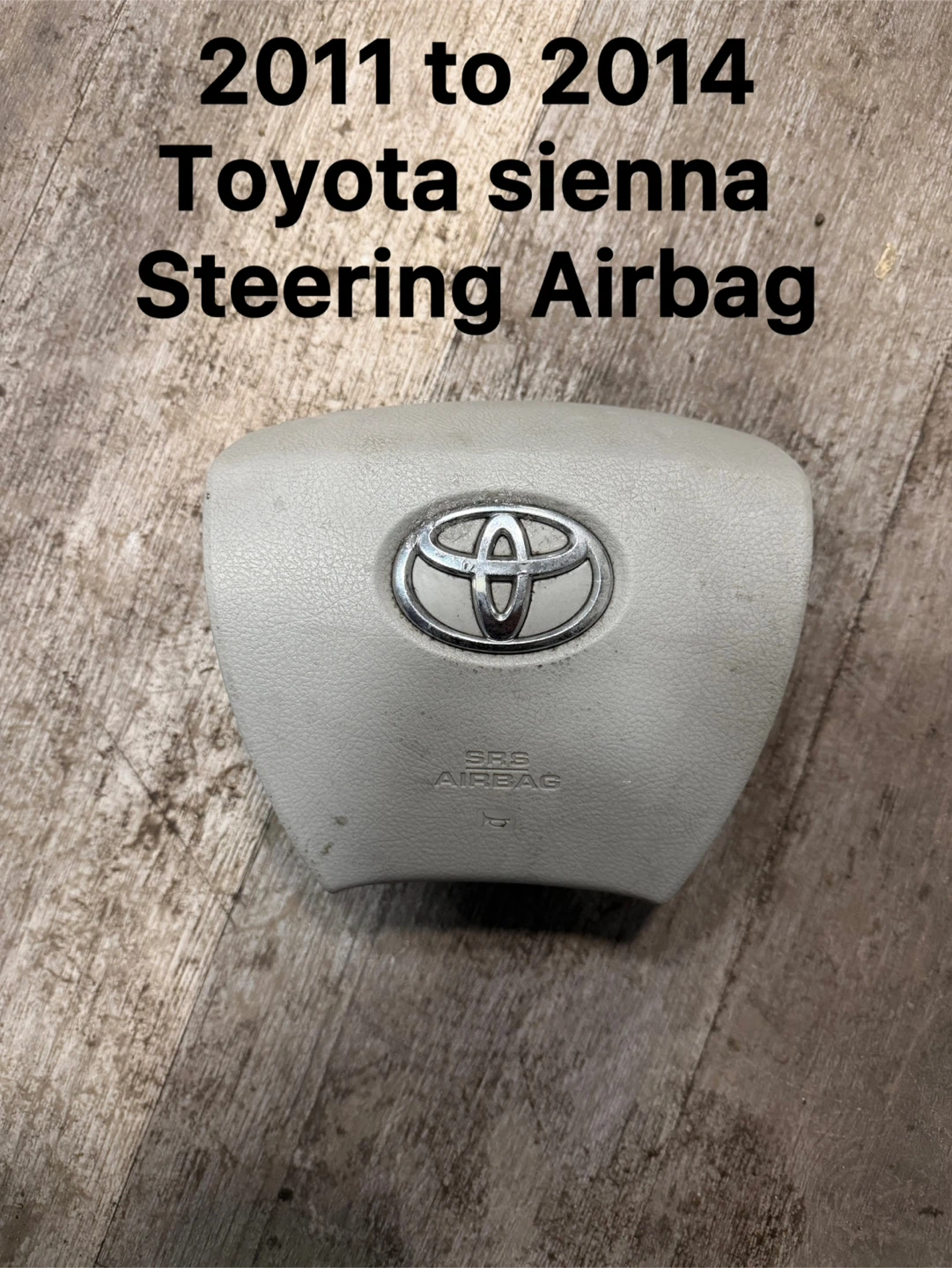 2011-2014 Toyota Sienna Steering Airbag