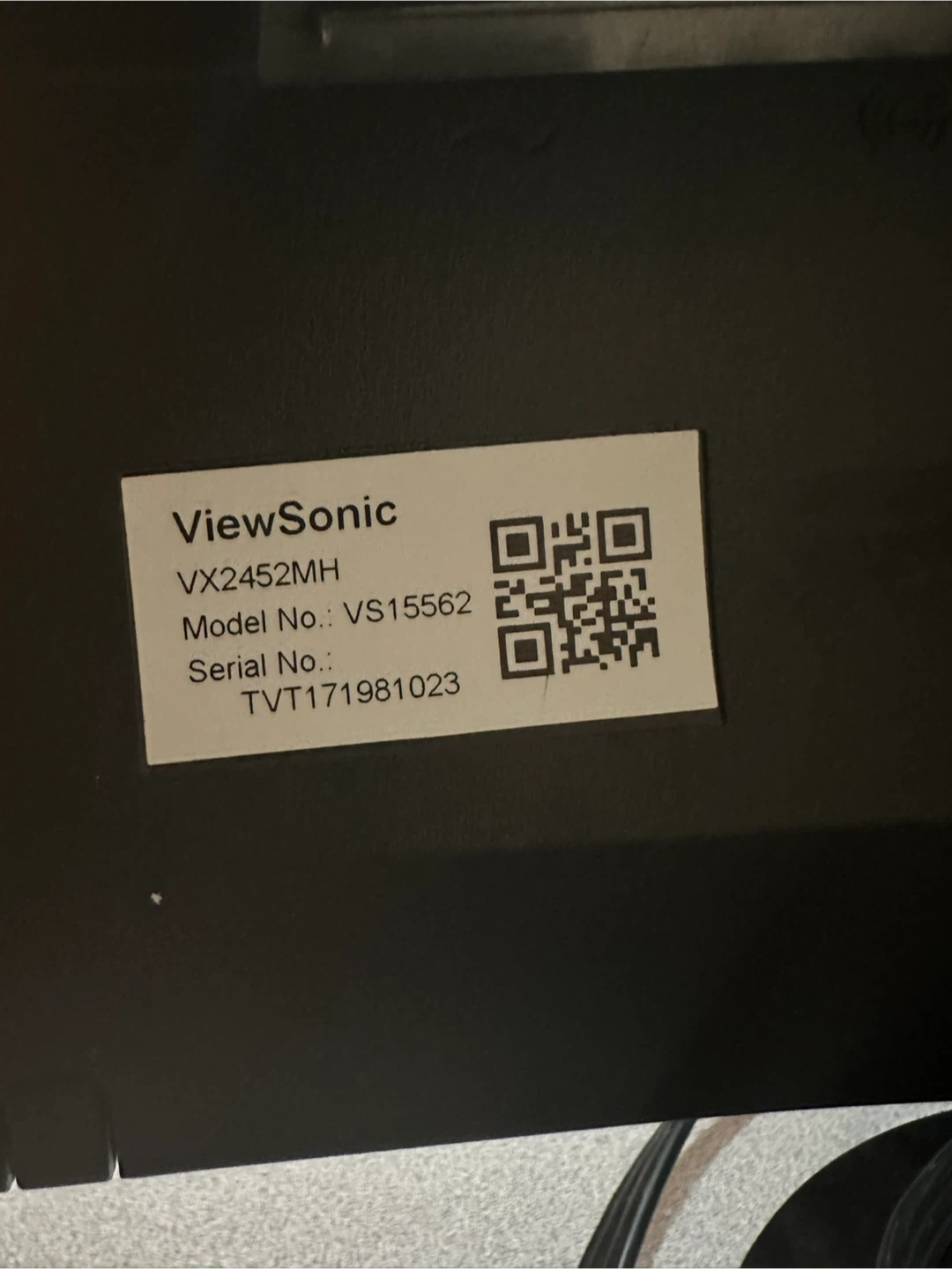 ViewSonic VX2452mh 24-inch LCD Monitor - photo 2