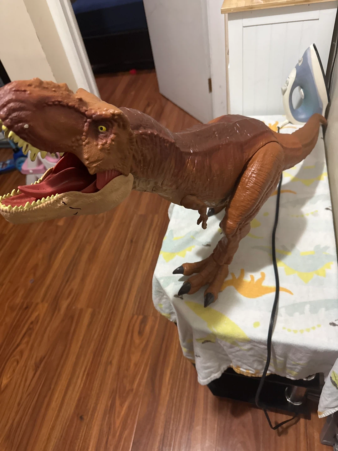 Large Brown T-Rex Dinosaur Toy - photo 2