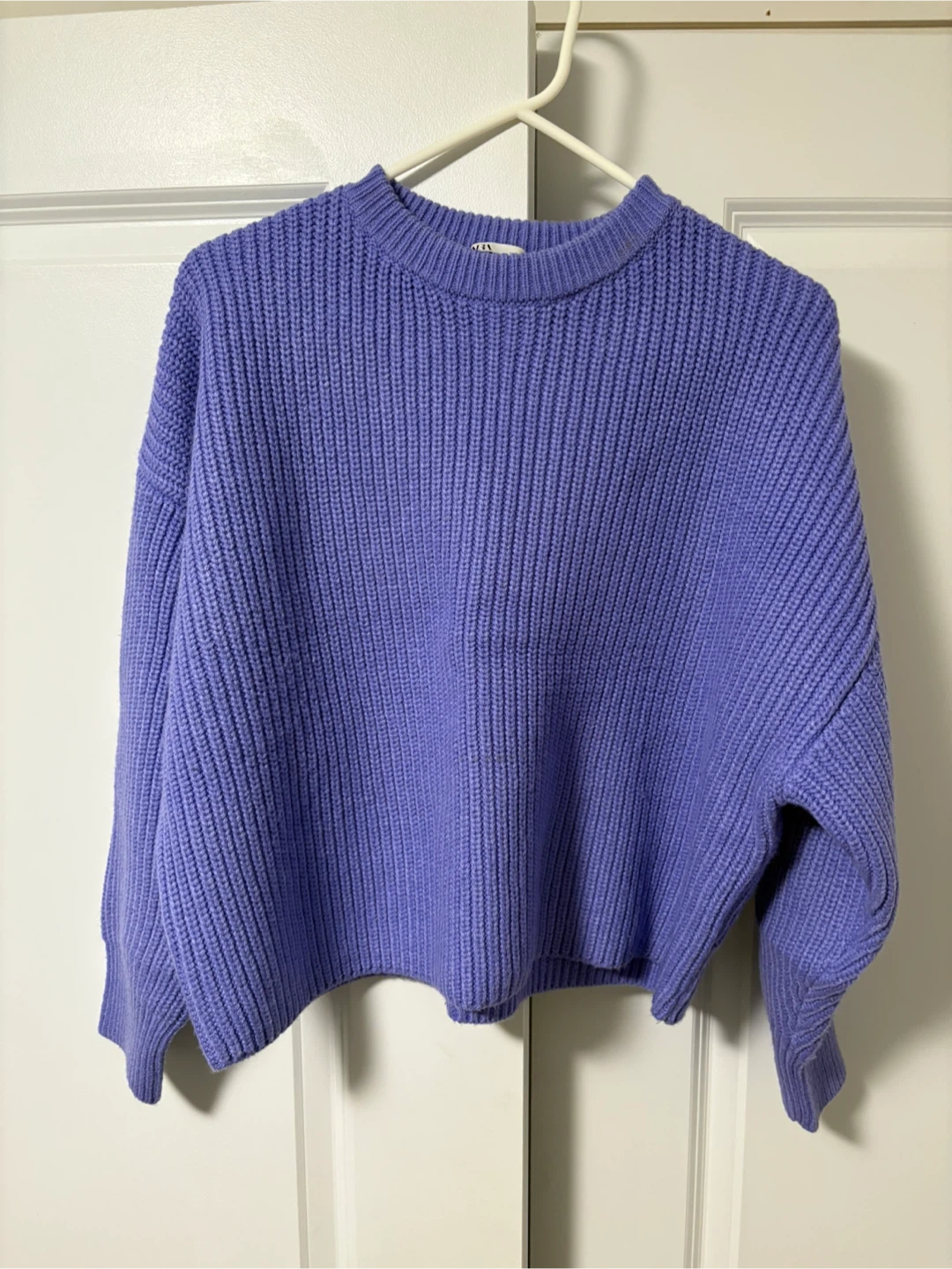 Zara Purple Knit Sweater - Size S