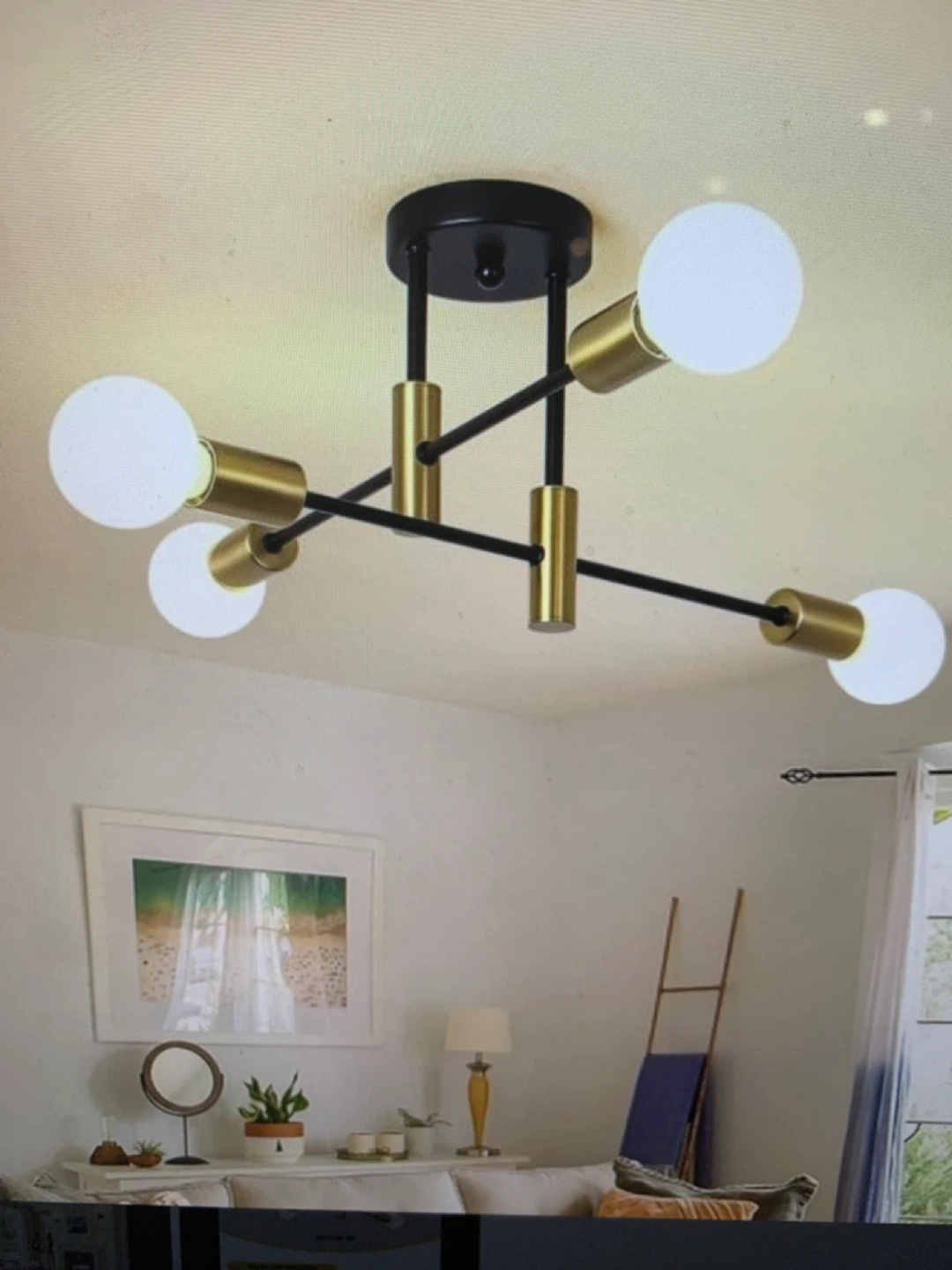 Modern Sputnik Chandelier Light Fixture