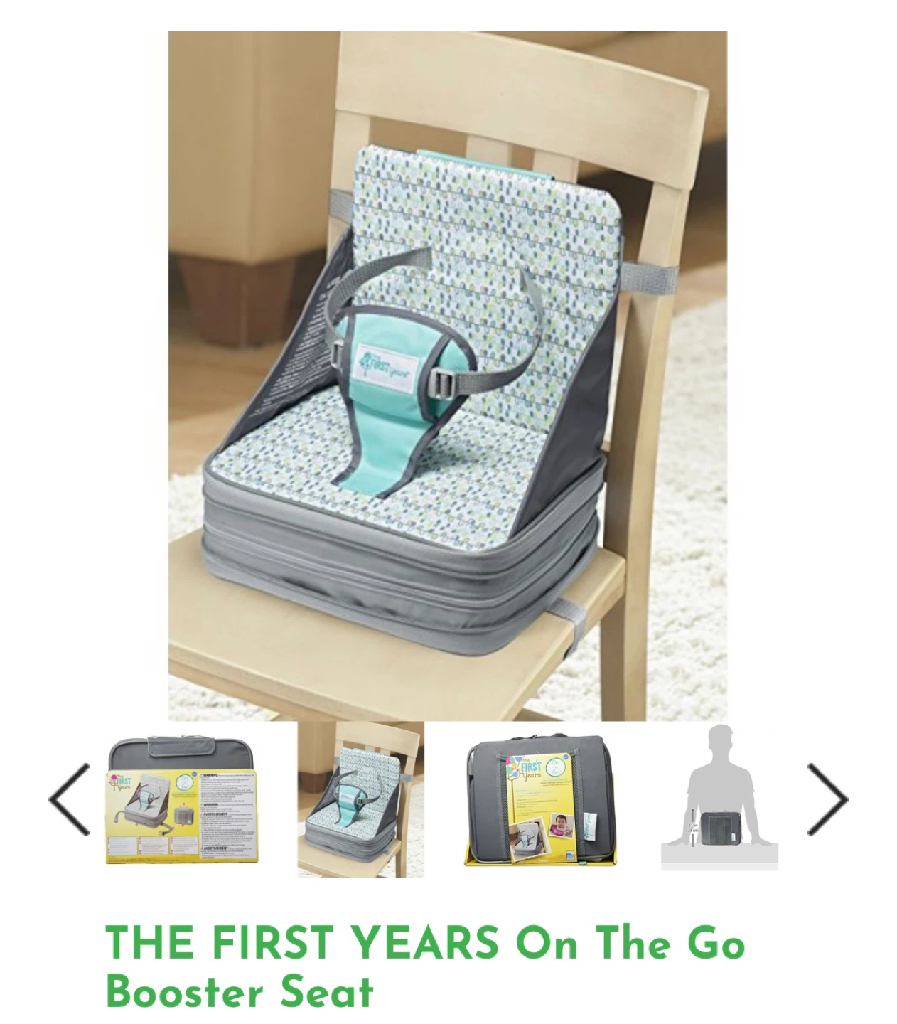 The First Years On The Go Booster Seat