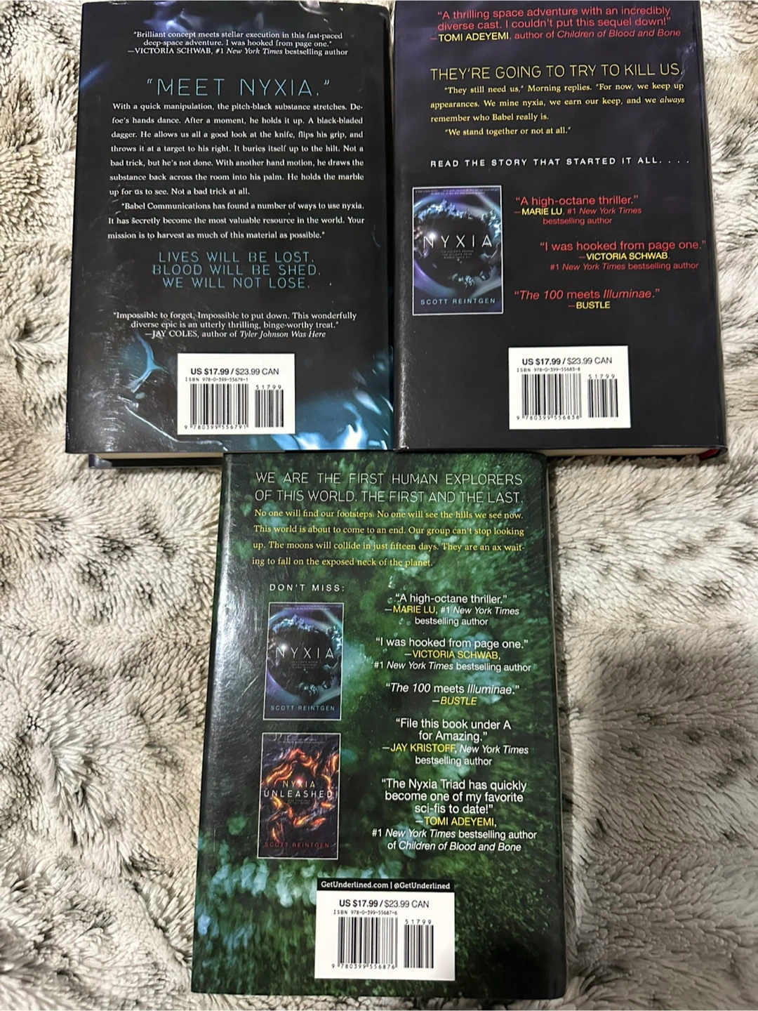 Nyxia Trilogy by Scott Reintgen - photo 2