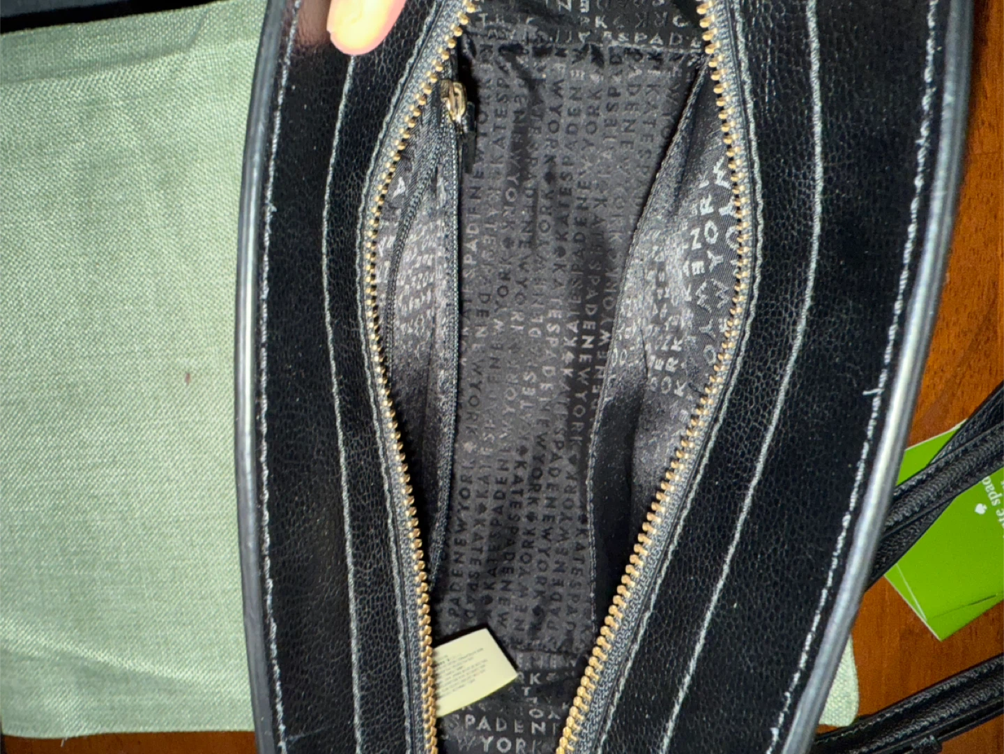 Kate Spade Black Leather Tote Handbag - photo 3