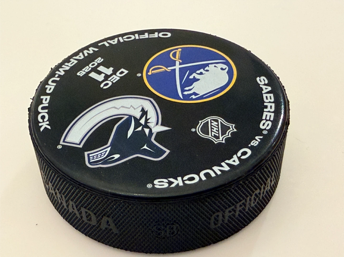 Sabres Vs Canucks Puck Dec 11 2025 “Quinn Hughes Last Game” - photo 4