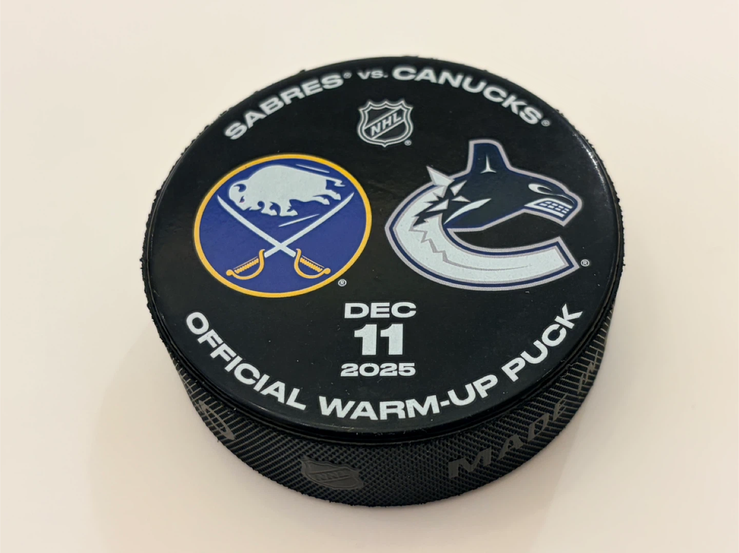 Sabres Vs Canucks Puck Dec 11 2025 “Quinn Hughes Last Game”