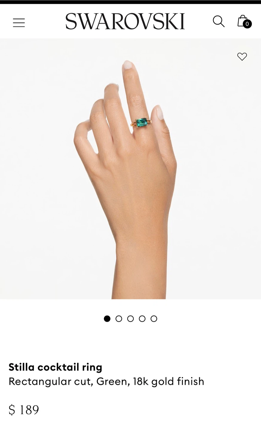 Swarovski Stilla Cocktail Ring - photo 2