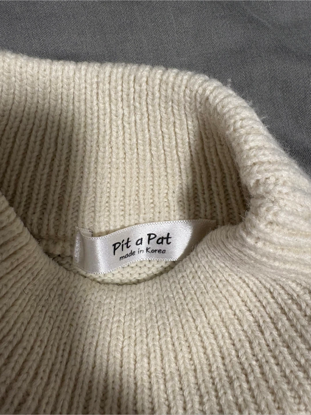 Two-Tone Mock Neck Sweater - photo 3