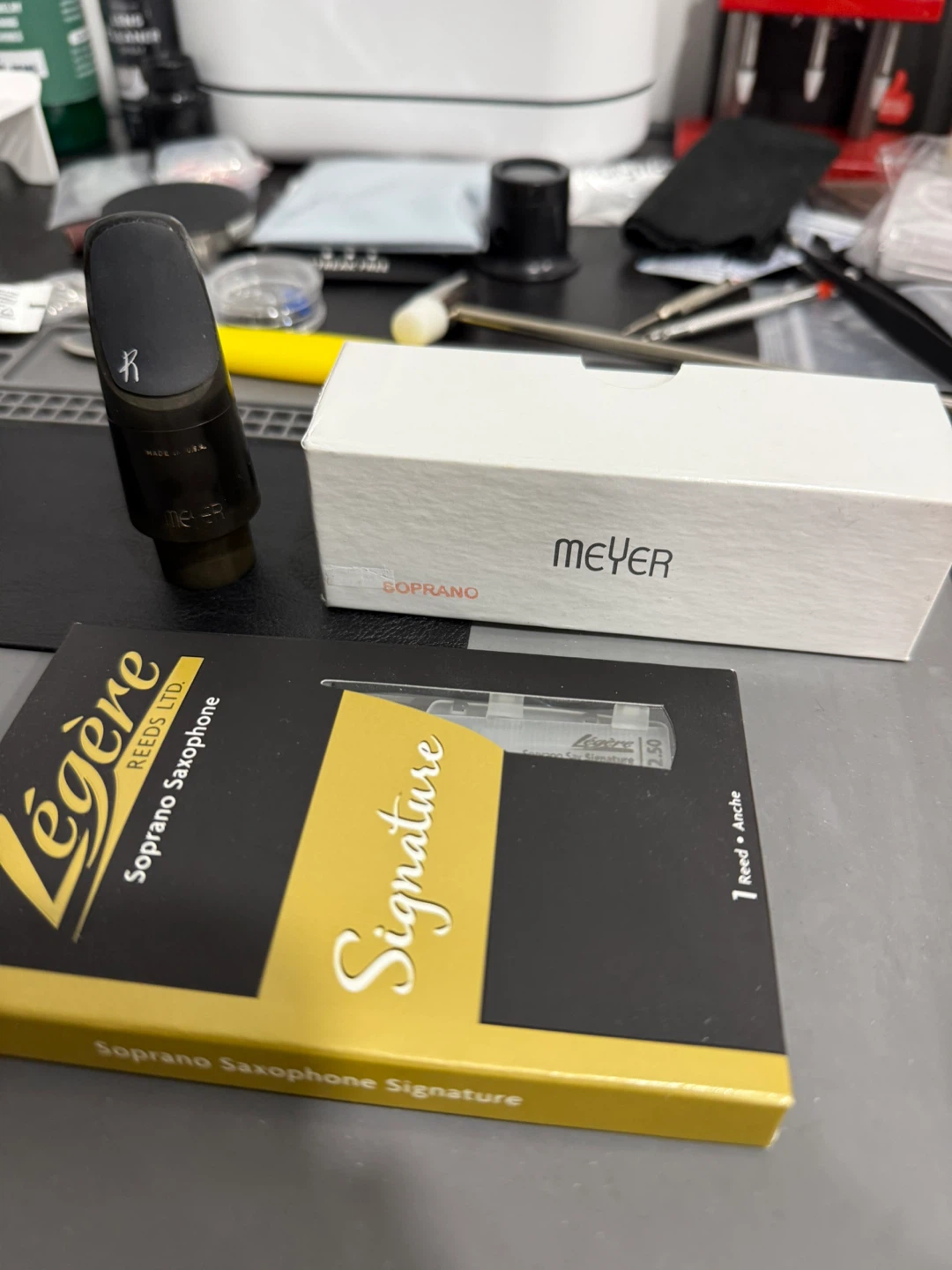Meyer Soprano Saxophone Mouthpiece and Légère Reeds