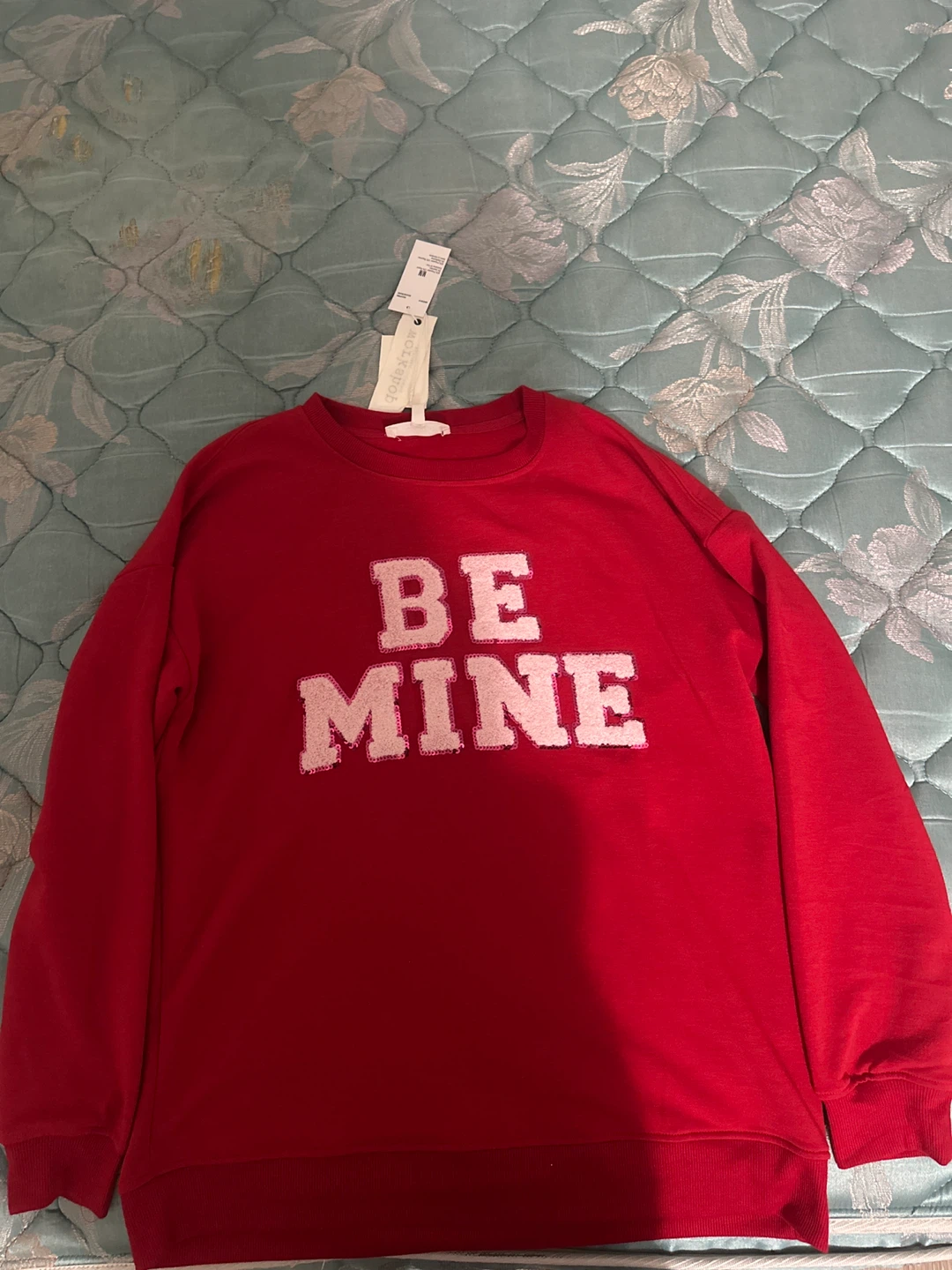 Workshop Republic Clothing Red "Be Mine" Sweatshirt M/M