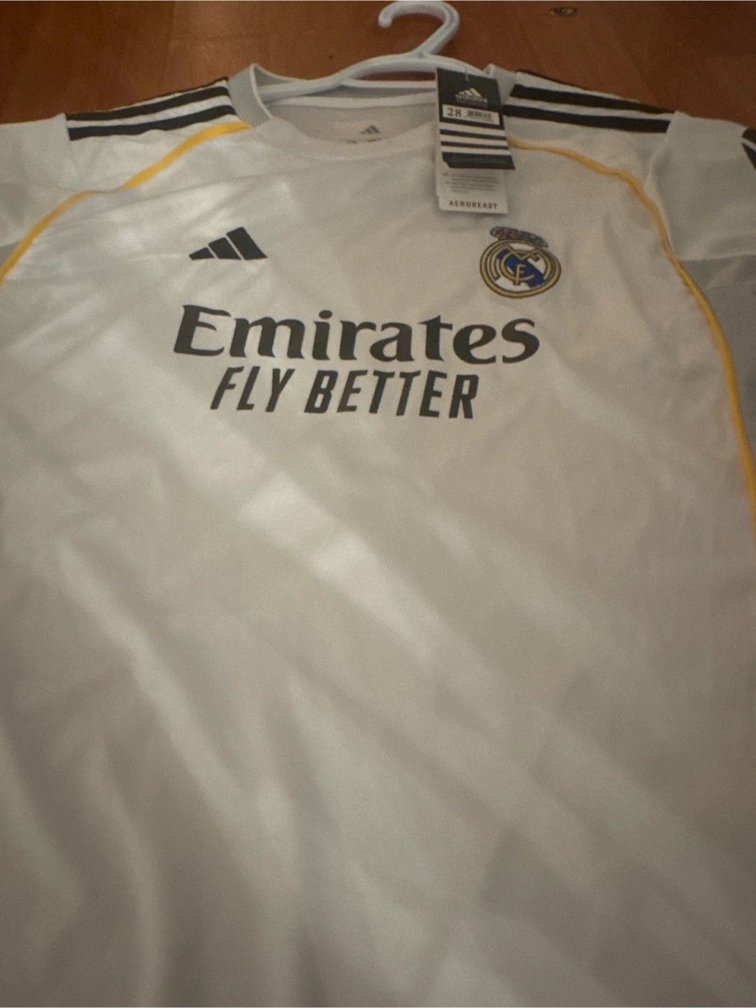 Adidas Real Madrid 25/26 Home Jersey AEROREADY Size 28 - photo 5