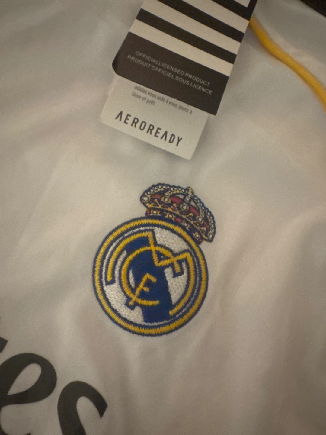 Adidas Real Madrid 25/26 Home Jersey AEROREADY Size 28 - photo 3