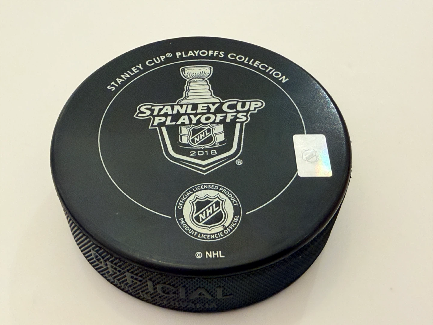 Official 2018 Stanley Cup Finals Golden Knights Capitals Puck - photo 5