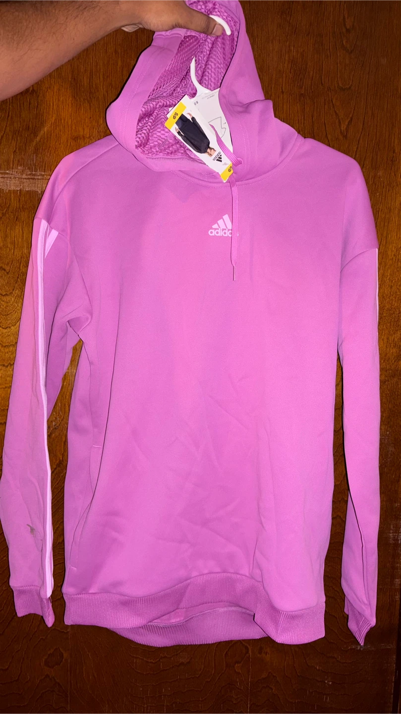 Adidas Pink Hoodie Size S