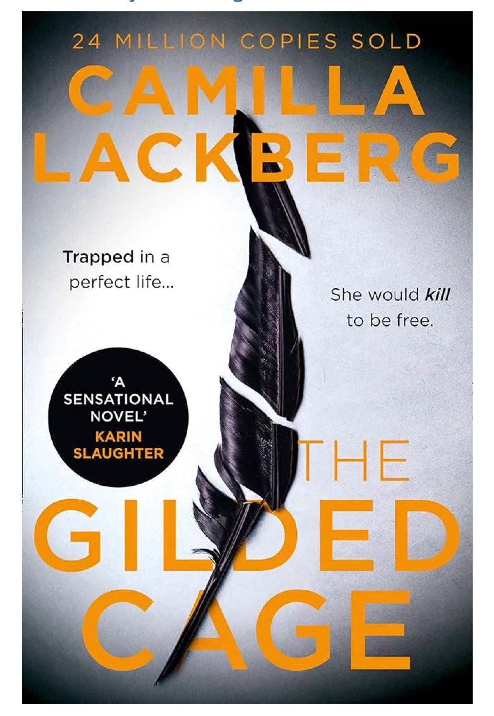 The Gilded Cage by Camilla Lackberg Paperback Book