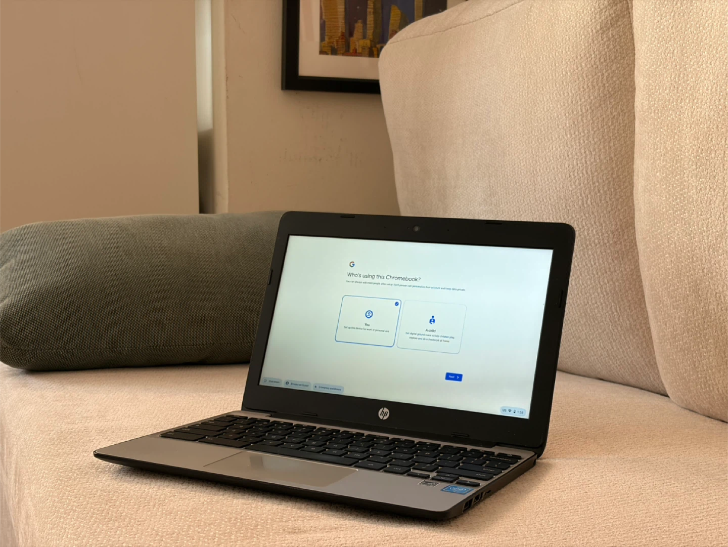 HP Chromebook 11 G5 Laptop — Great choice for study/work