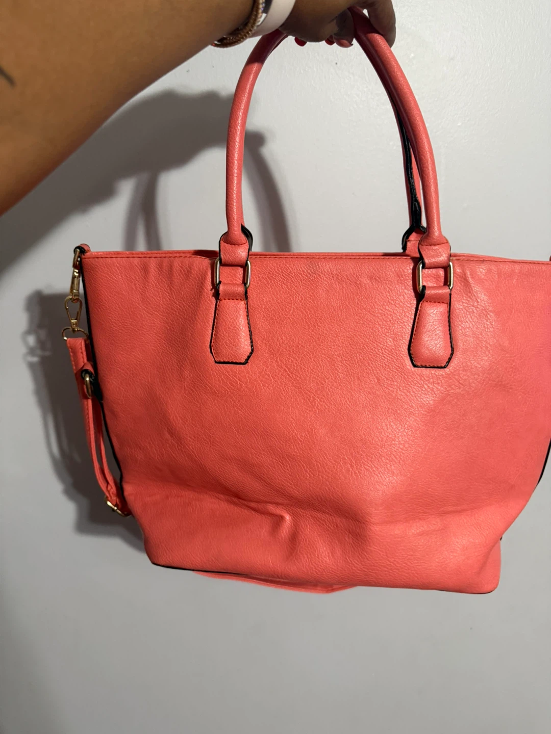 Michael Kors Coral Pink Tote Handbag - photo 5