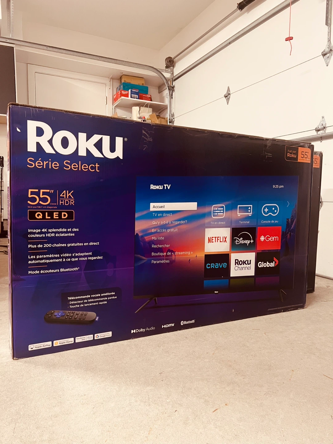 NEW! QLED 55" ROKU 4K UHD HDR Smart TV - 2025 - Firm - photo 2