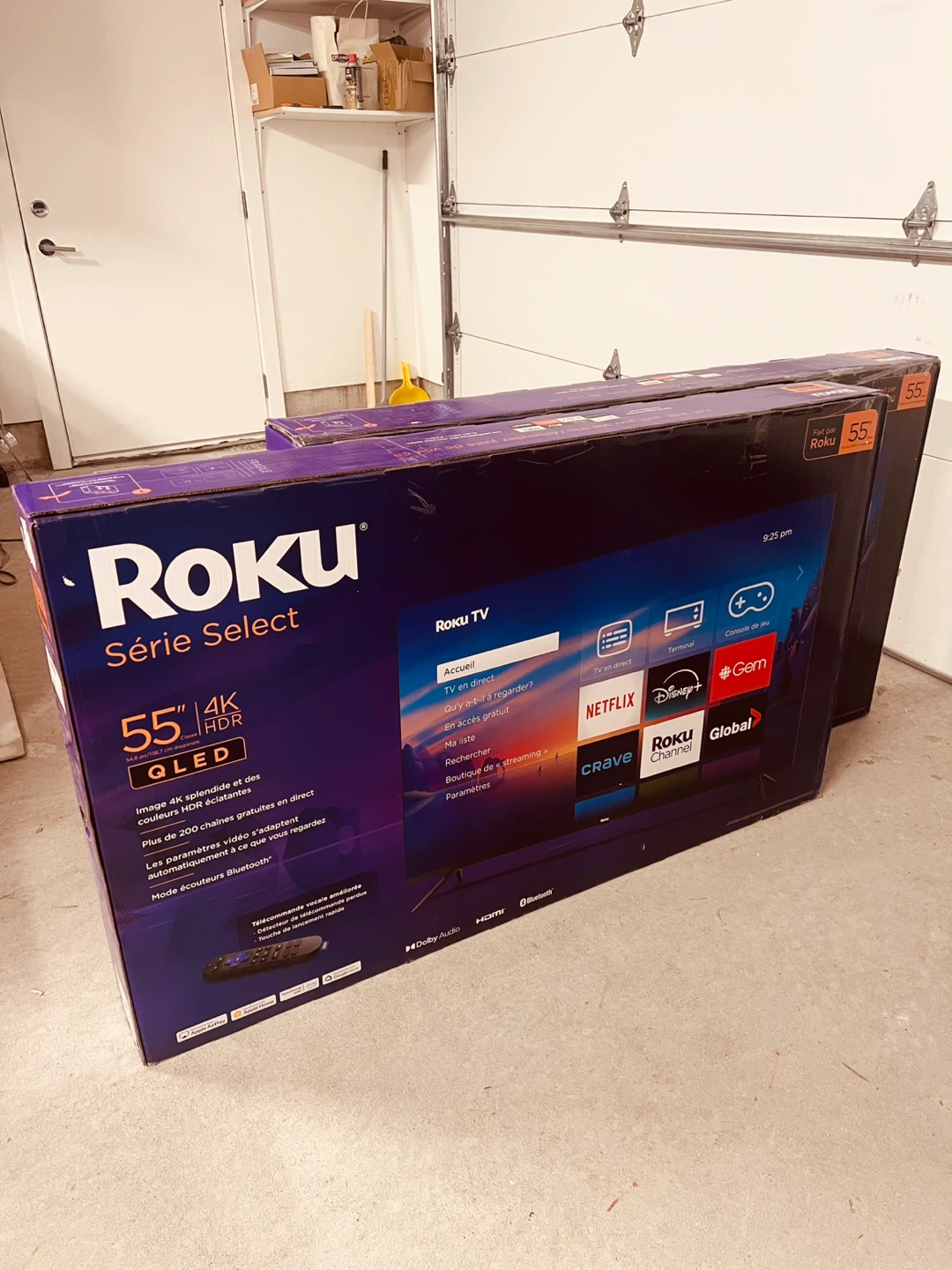 NEW! QLED 55" ROKU 4K UHD HDR Smart TV - 2025 - Firm