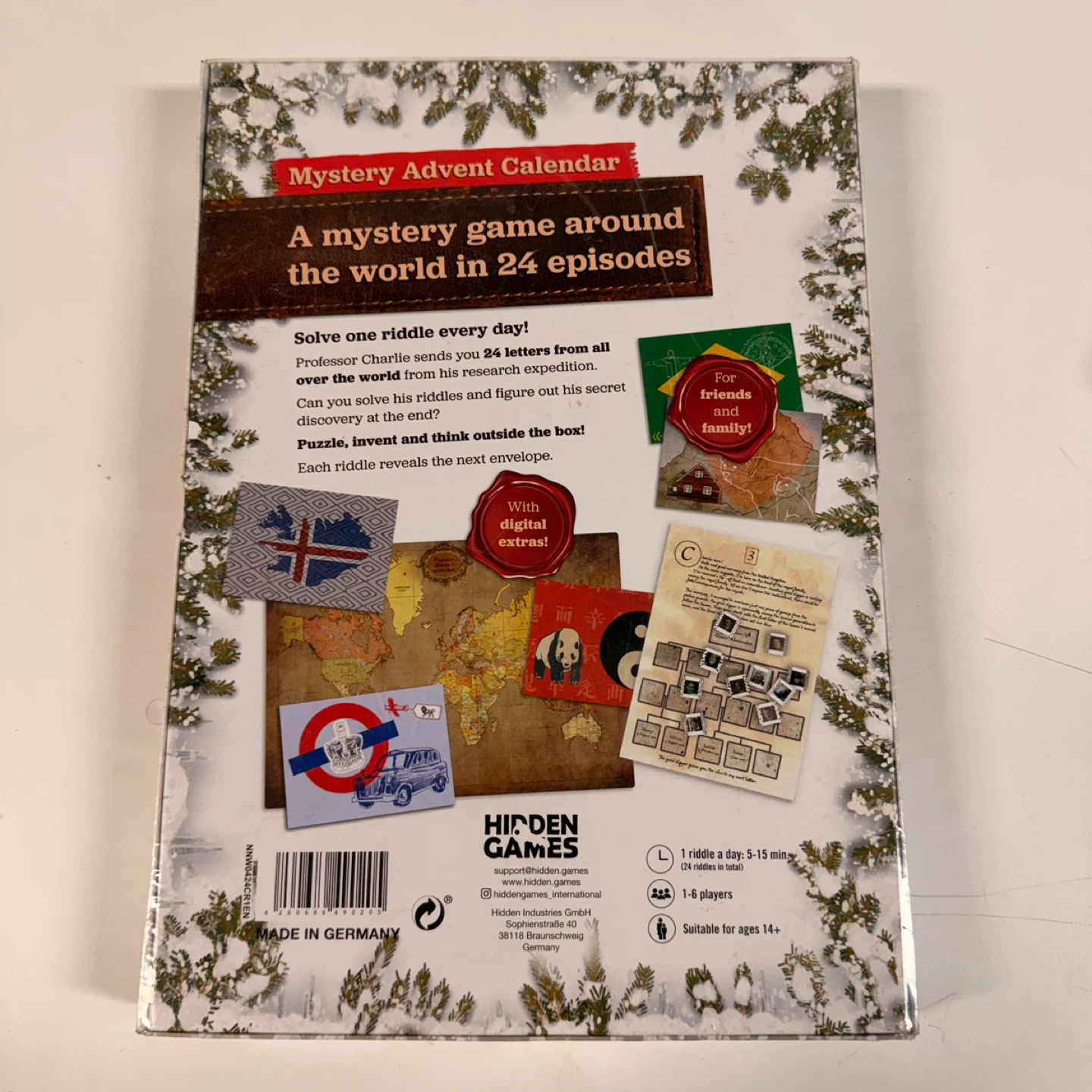 Hidden Games Mystery Advent Calendar Puzzle Game NEW Sealed - photo 2
