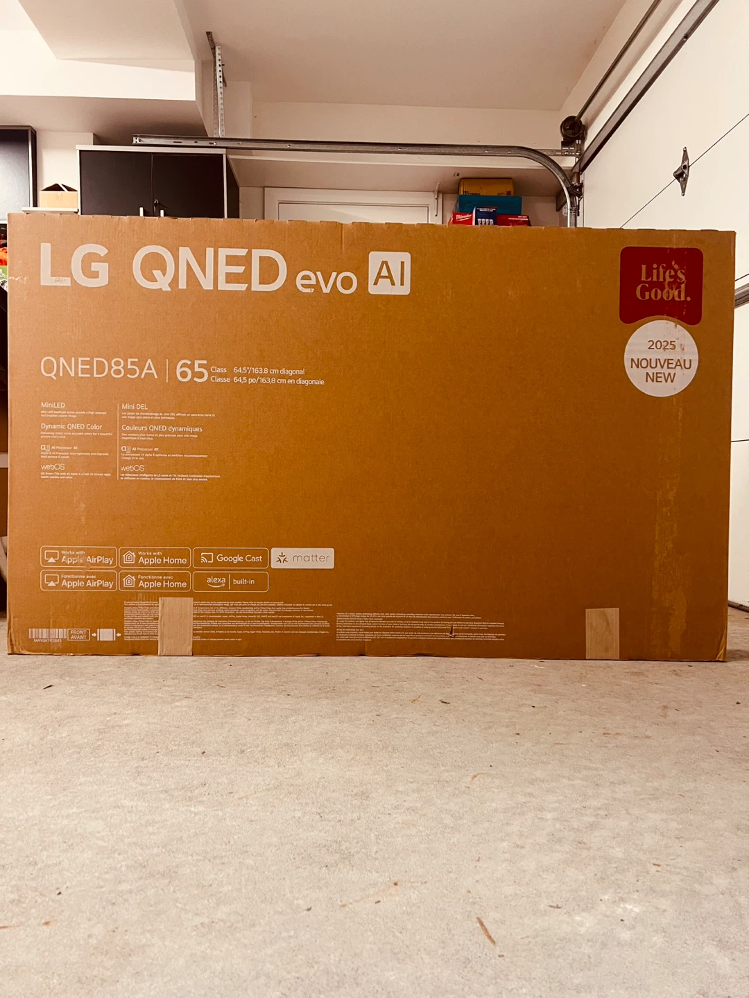 LG 65" QNED 120Hz 2025 UHD HDR Mini LED 4K Smart Tv - Firm
