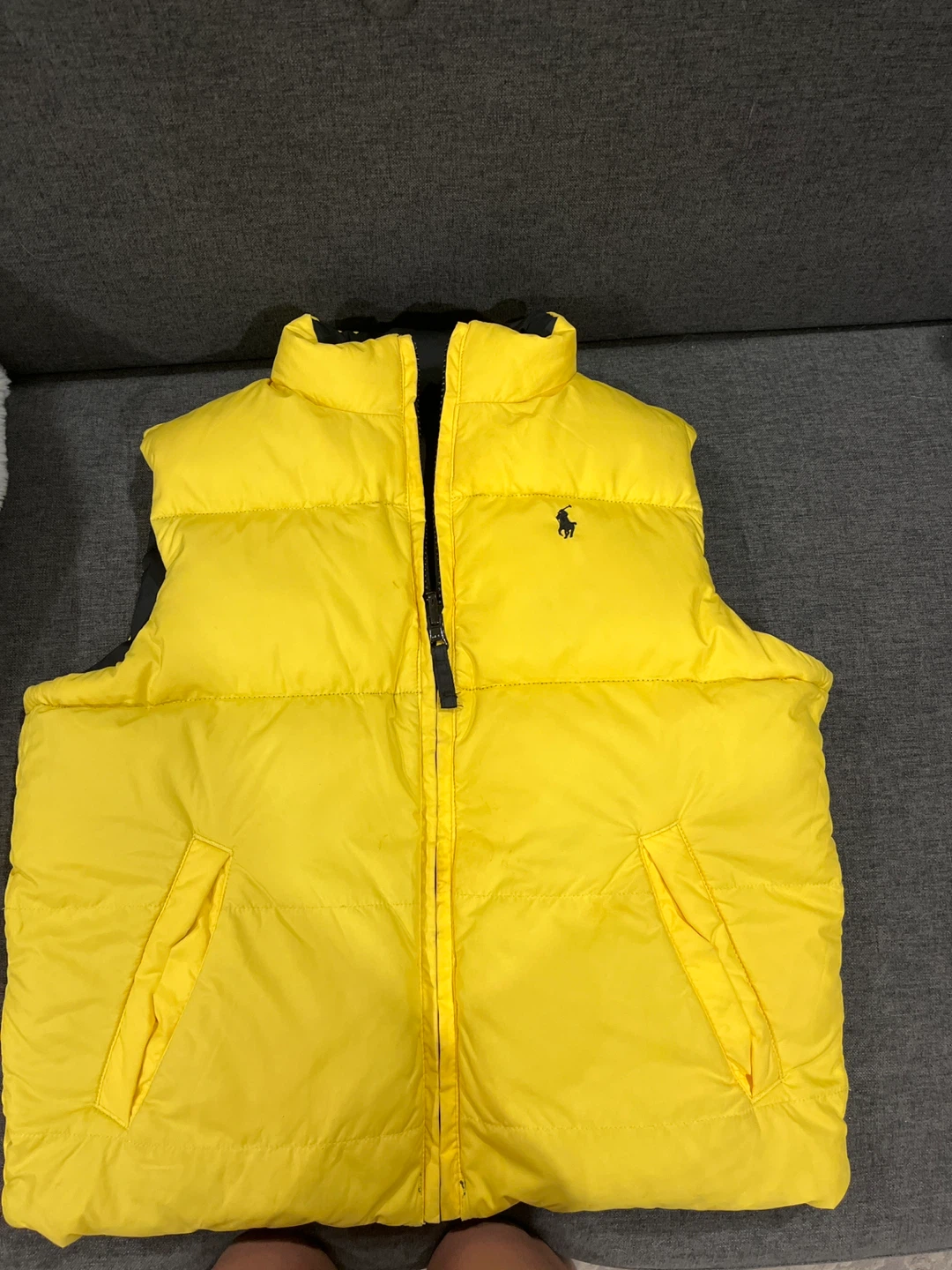 Polo Ralph Lauren Puffer Vest Yellow/Black
