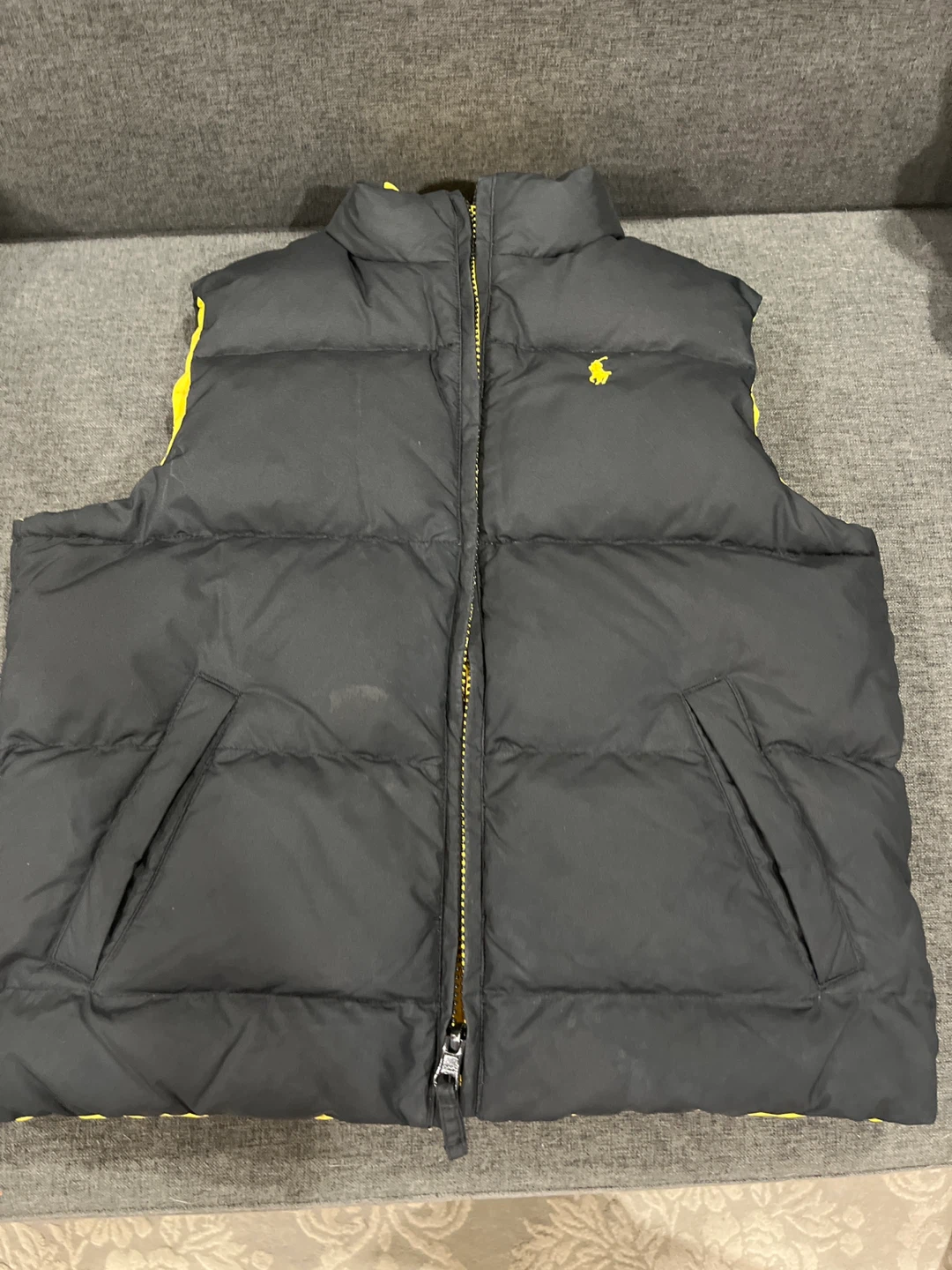 Polo Ralph Lauren Puffer Vest Yellow/Black - photo 2