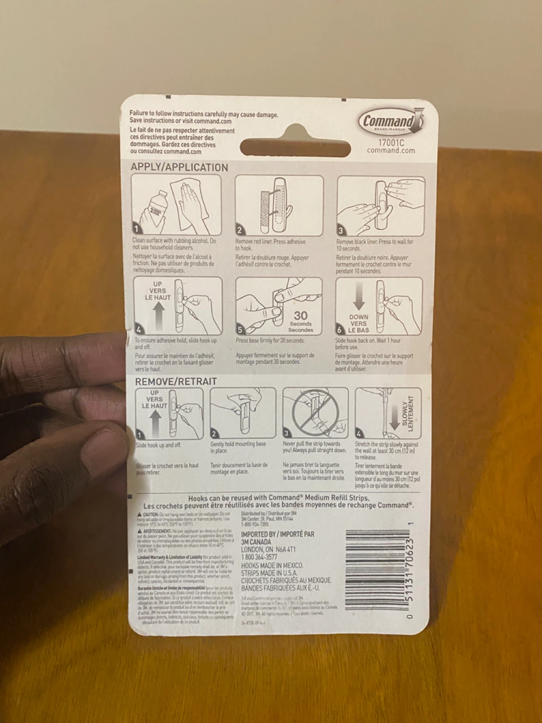 3M Command Medium Hooks (2-Pack) – New - photo 3