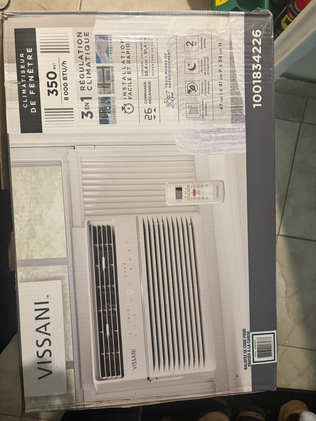 VISSANI Window Air Conditioner 350 BTU/h