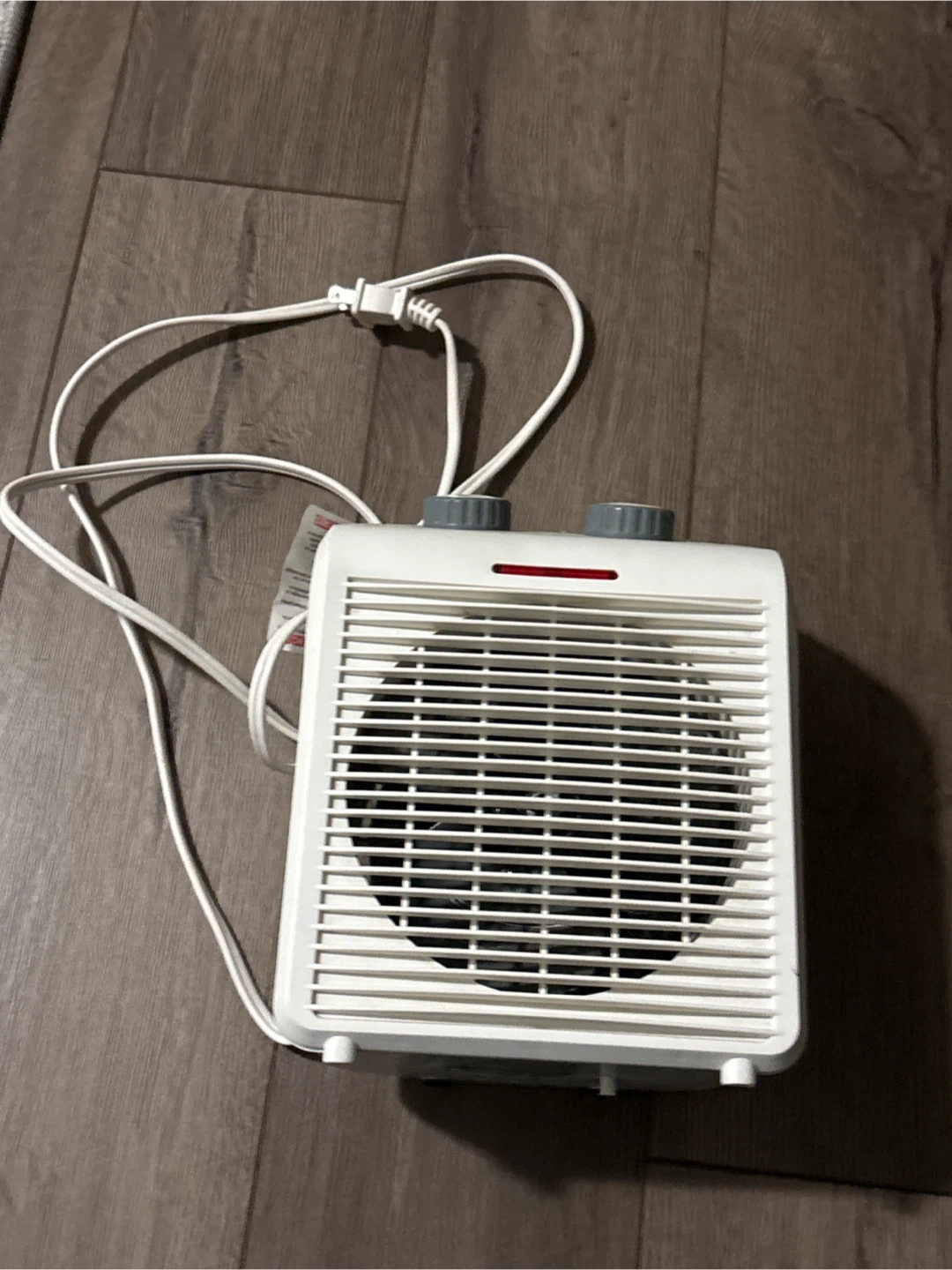 White Portable Electric Heater Fan