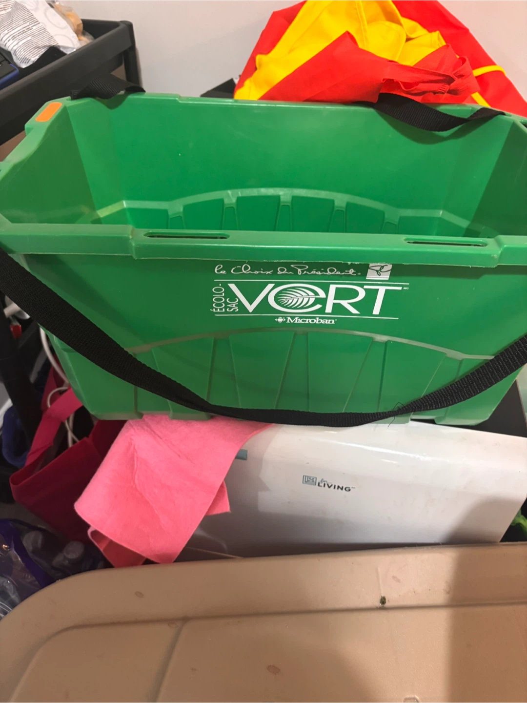 1 Green Box Garden Tote with Strap